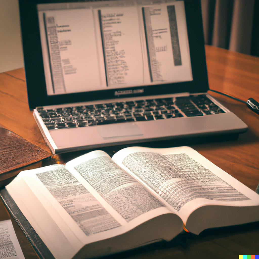 Study Bible using Overtype method